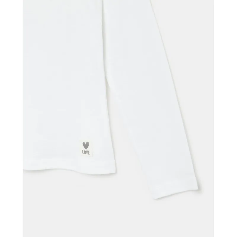 BLUKIDS MAJICA DUG RUKAV BRIGHT WHITE