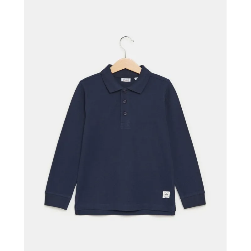 BLUKIDS MAJICA POLO DUG RUKAV PEACOAT