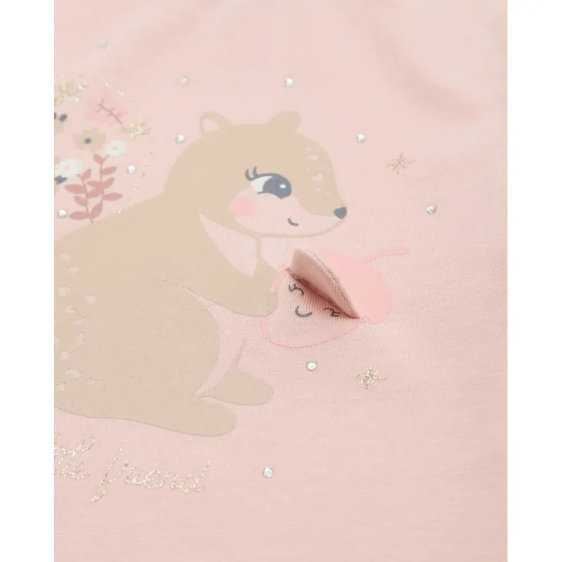 BLUKIDS MAJICA DUG RUKAV PALE DOGWOOD