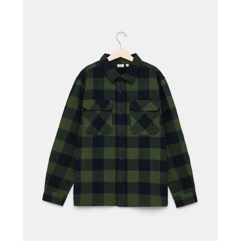 BLUKIDS KOSULJA DUG RUKAV BLUE CHECK