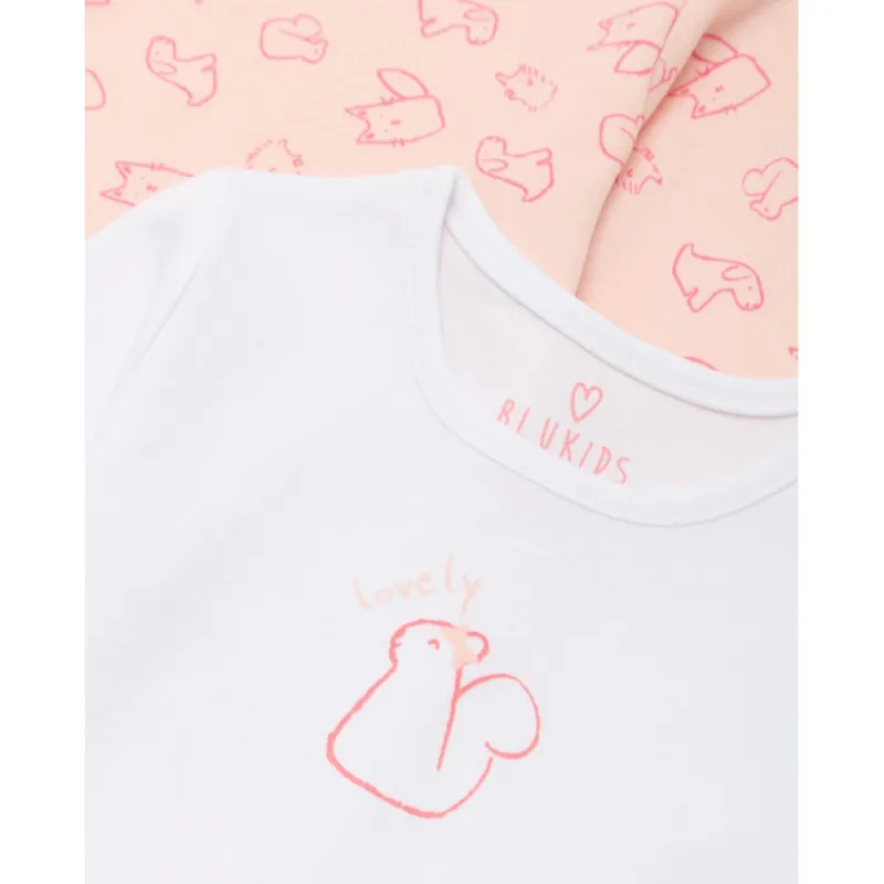 BLUKIDS BODI DUG RUKAV PALE DOGWOOD