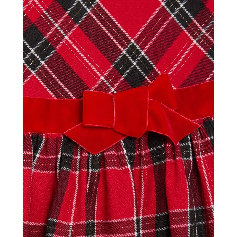 BLUKIDS HALJINA RED/BLACK CHECK