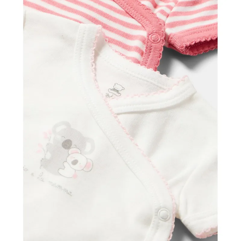 BLUKIDS BODI KRATAK RUKAV 2 KOM MAUVEGLOW