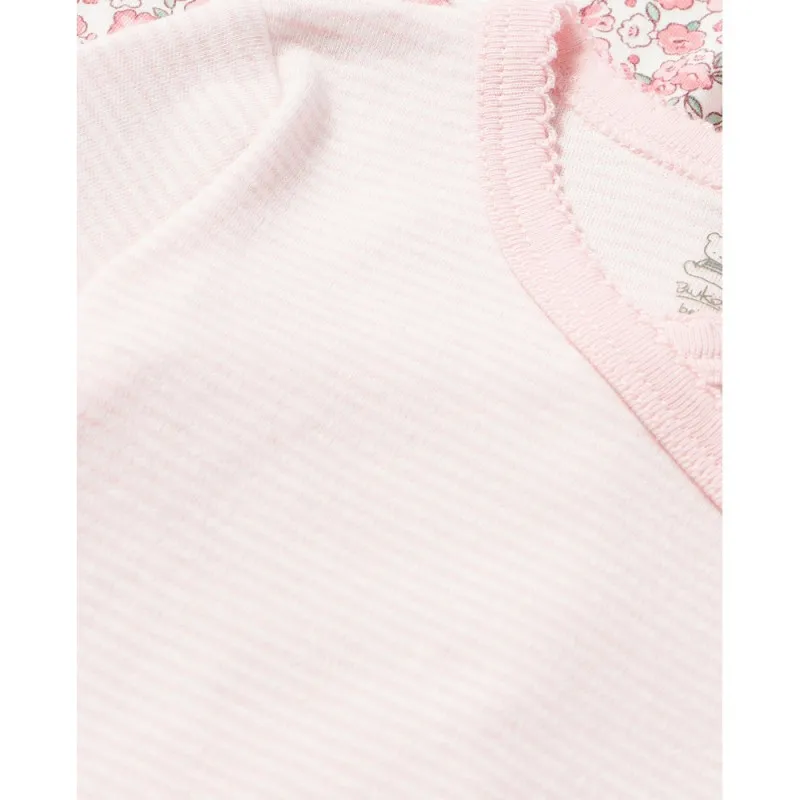 BLUKIDS BODI DUG RUKAV 2 KOM CHALK PINK