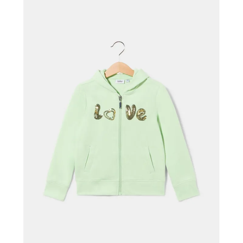 BLUKIDS DUKS SA KAPULJACOM PASTEL GREEN
