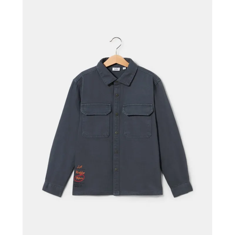 BLUKIDS KOSULJA DUG RUKAV DARK SLATE