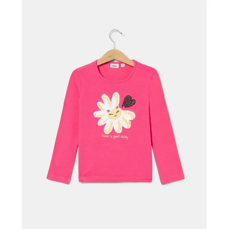 BLUKIDS MAJICA DUG RUKAV FANDANGO PINK