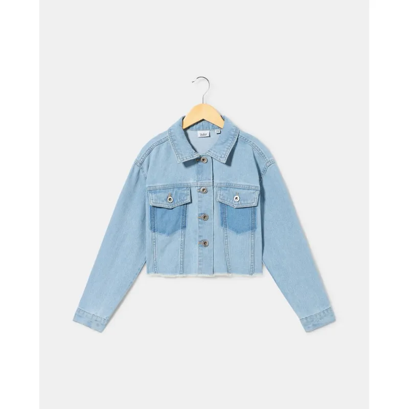BLUKIDS TEKSAS JAKNA LIGHT BLUE