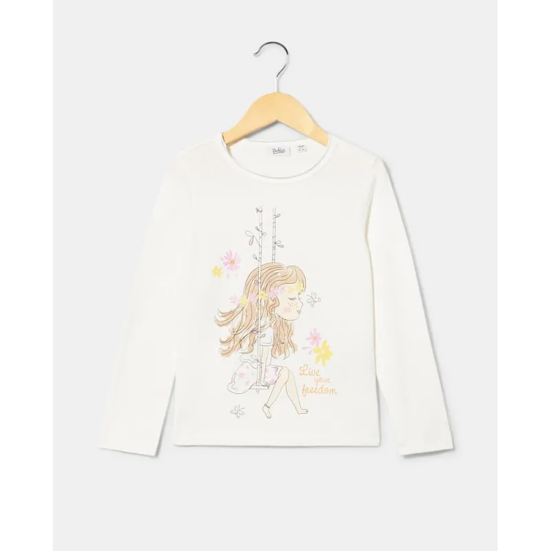 BLUKIDS MAJICA DUG RUKAV SNOW WHITE