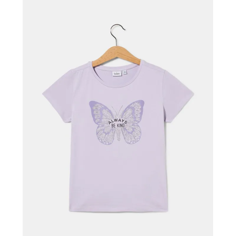 BLUKIDS MAJICA KRATAK RUKAV PASTEL LILAC
