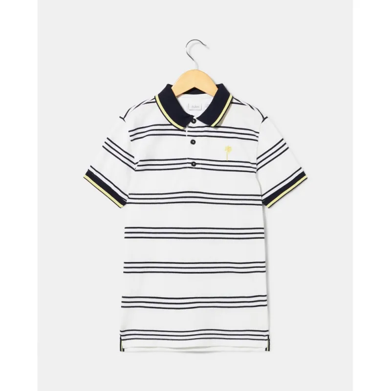 BLUKIDS MAJICA POLO KRATAK RUKAV BRILLIANT WHITE