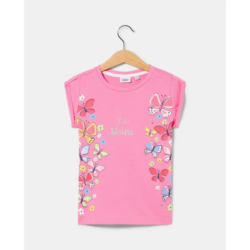 BLUKIDS MAJICA KRATAK RUKAV PINK CARNATION