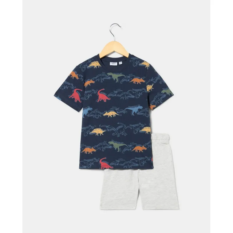 BLUKIDS MAJICA KRATAK RUKAV I SORTS PARISIAN NIGHT