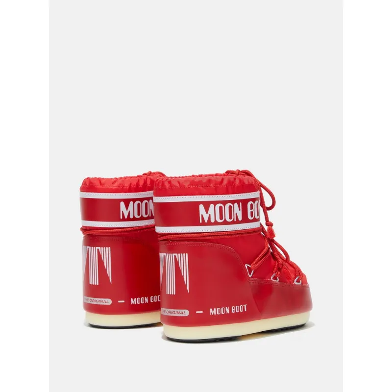 MOON BOOT ICON LOW NYLON RED