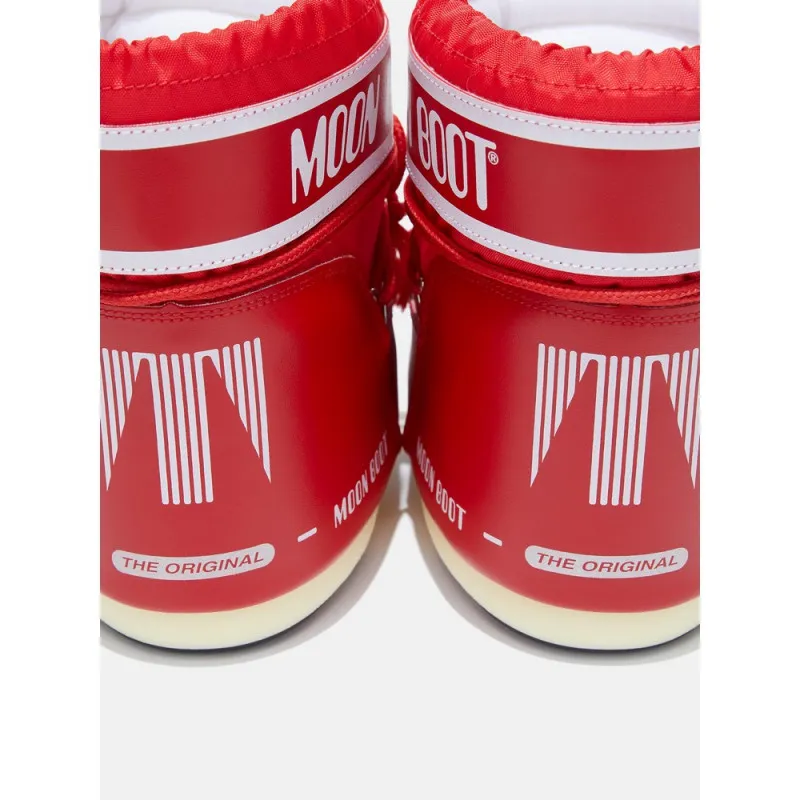 MOON BOOT ICON LOW NYLON RED