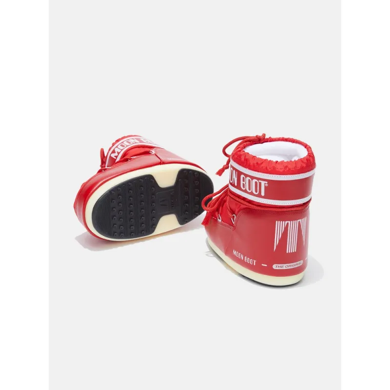 MOON BOOT ICON LOW NYLON RED