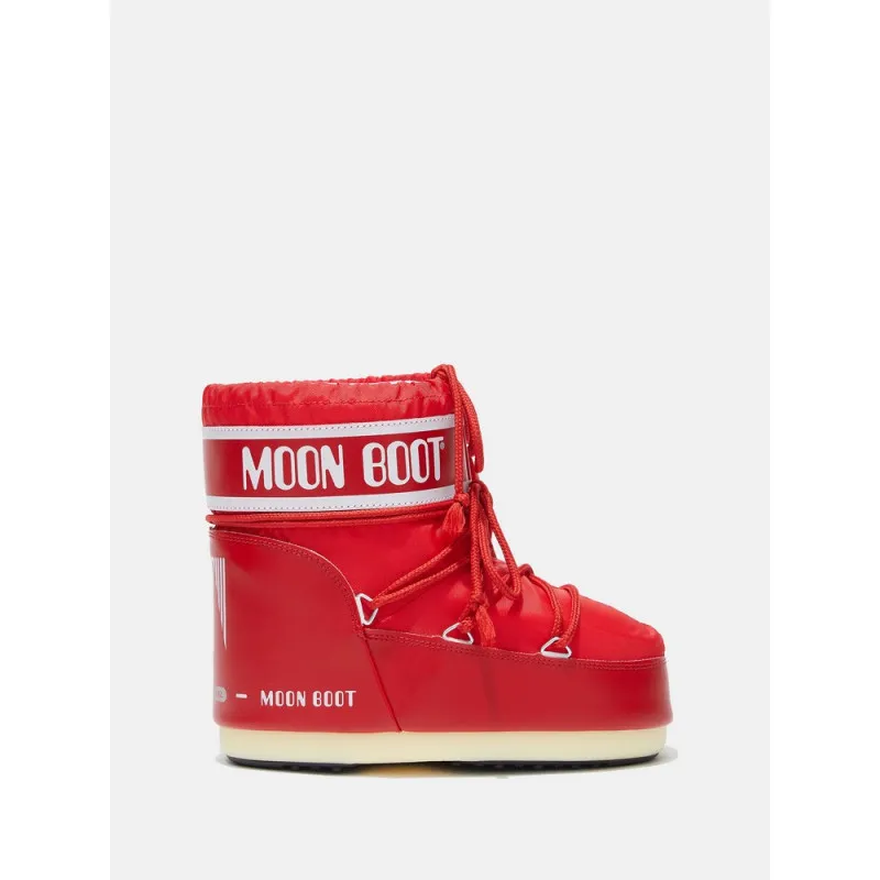 MOON BOOT ICON LOW NYLON RED