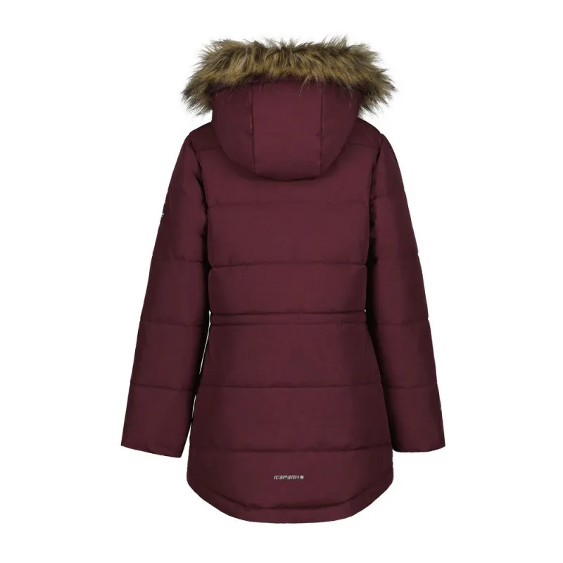 ICEPEAK KEMAH JR PARKA CHILDREN BURGUNDY