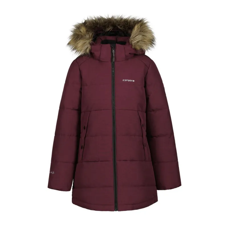 ICEPEAK KEMAH JR PARKA CHILDREN BURGUNDY