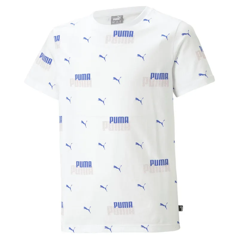 PUMA MAJICA KRATAK RUKAV ESS+ LOGO POWER AOP TEE B