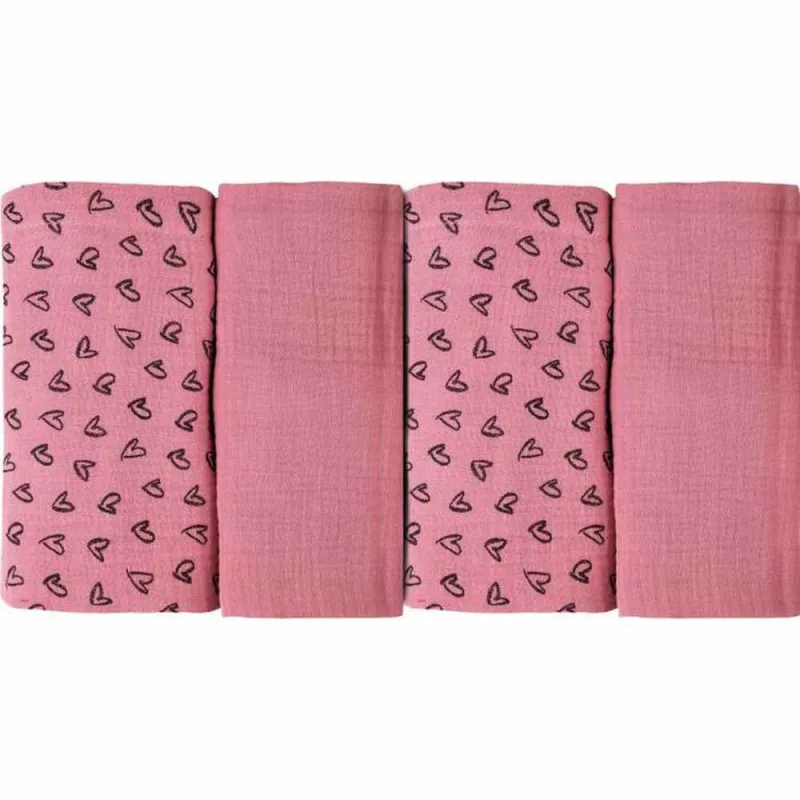 BUBABA MUSLIN KRPICE ROZE 4/1
