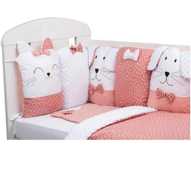 BUBABA POSTELJINA SET 12 DELOVA CUVARI SNA ROZE