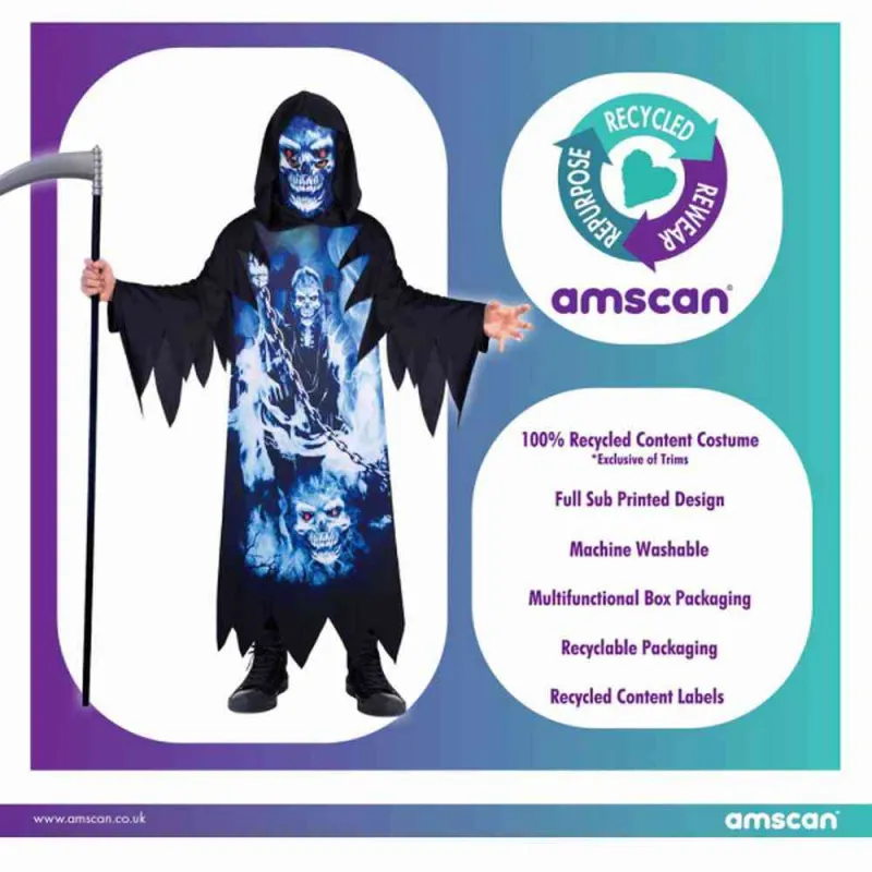 AMSCAN NEON REAPER KOSTIM 8-10 GOD