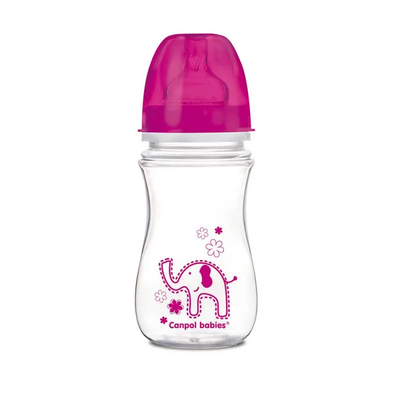 CANPOL BABY FLASICA SIROKI VRAT ANTIKOLIK 35/206 EASY START - COLORFUL ANIMALS 2