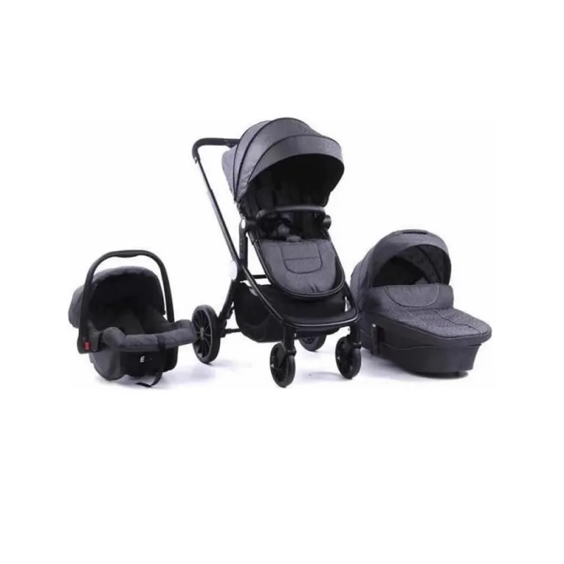 BBO KOLICA ZA BEBE D800 TRIO MASTER DARK GREY