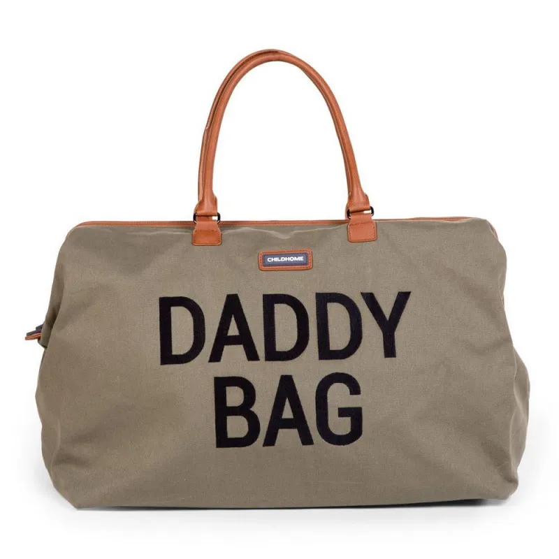 CHILDHOME DADDY BAG NURSERY BAG CANVAS KHAKI