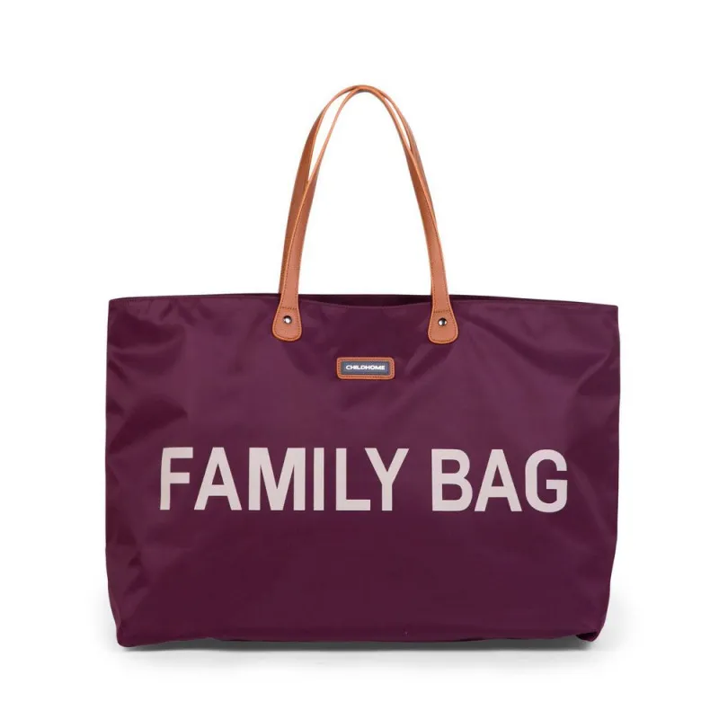 CHILDHOME FAMILY BAG NURSERY BAG AUBERGINE
