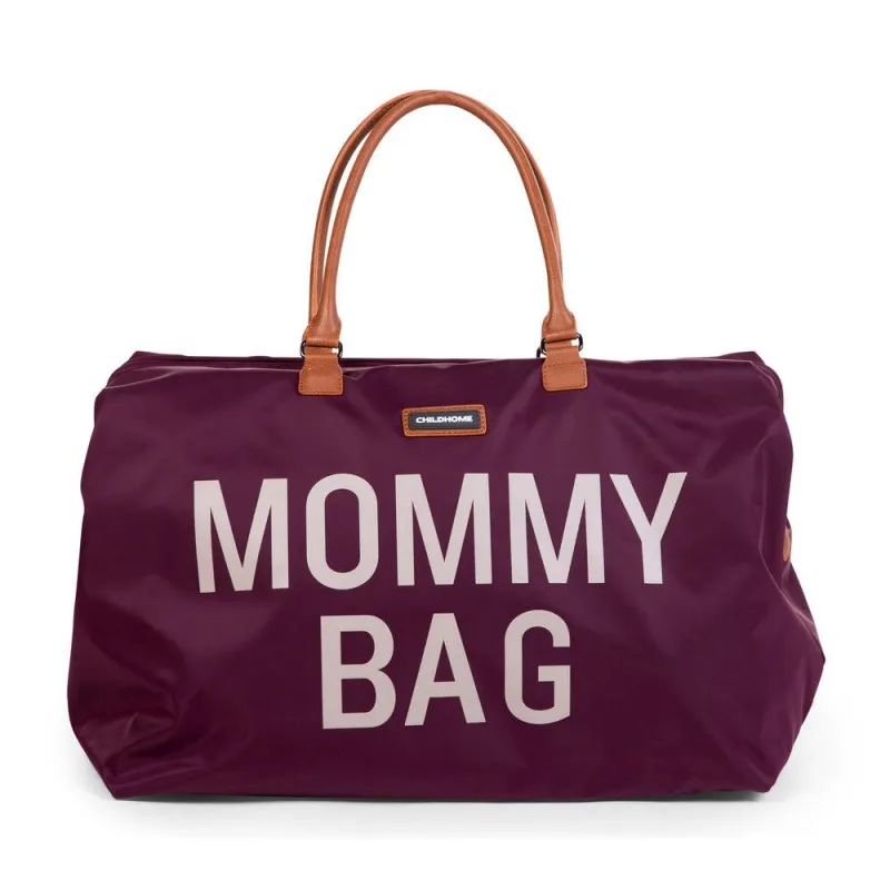 CHILDHOME MOMMY BAG NURSERY BAG AUBERGINE