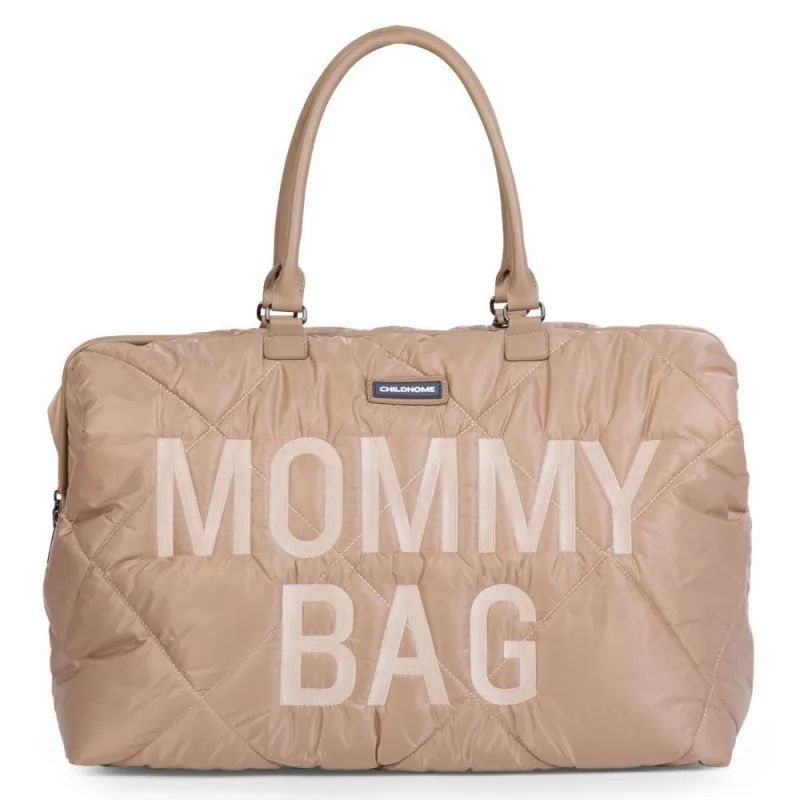 CHILDHOME MOMMY BAG NURSERY BAG PUFFERED BEIGE