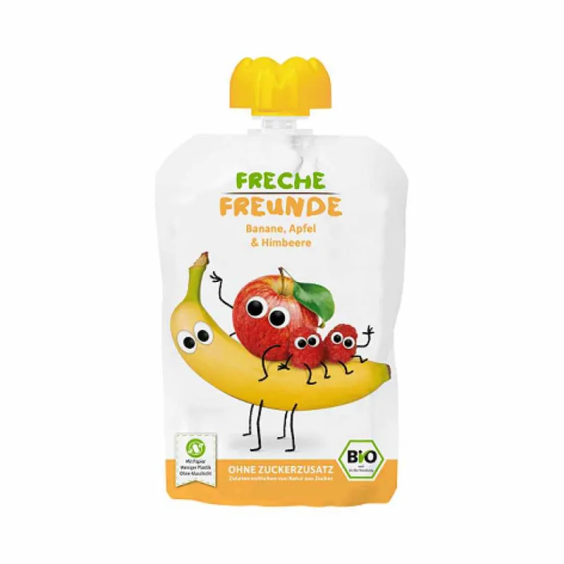 FRECHE FREUNDE ORGANSKA KASA OD BANANE JABUKE I MALINE 100G