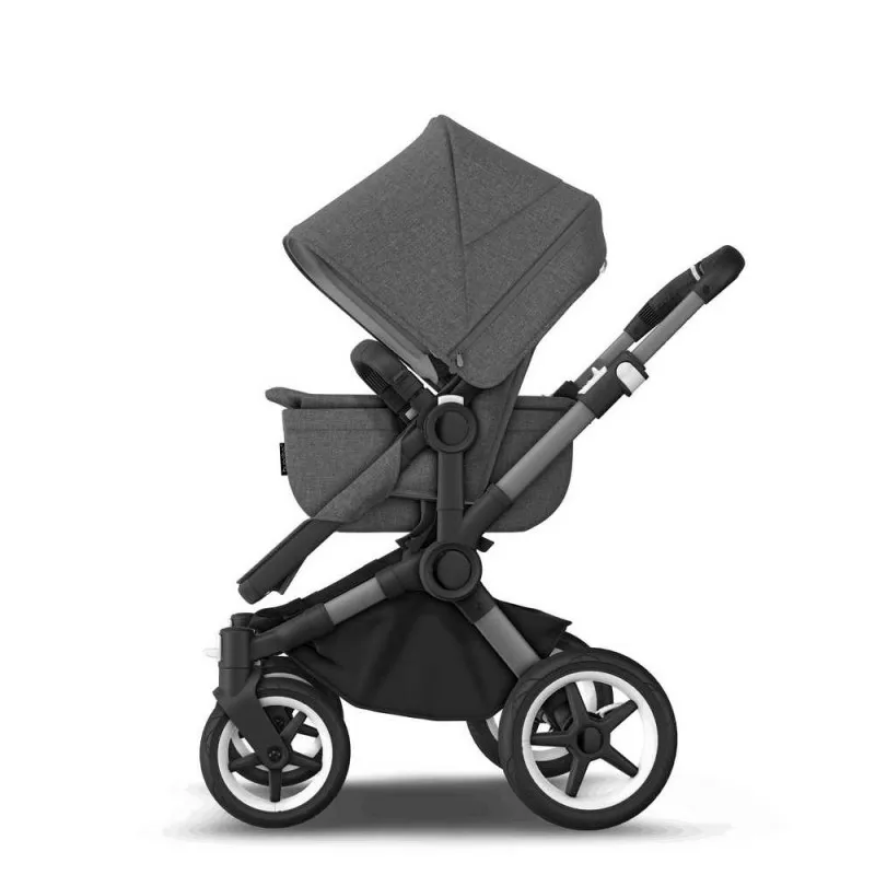 BUGABOO KOLICA DONKEY 5 MONO COMPLETE GRAPHITE/GREY MELANGE-GREY MELANGE
