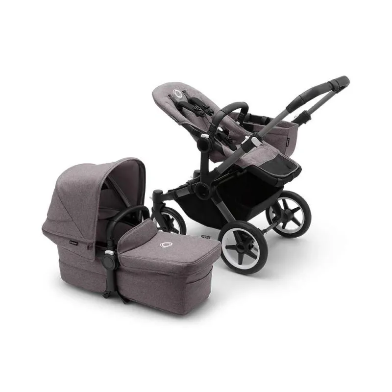 BUGABOO KOLICA DONKEY 5 MONO COMPLETE GRAPHITE/GREY MELANGE-GREY MELANGE