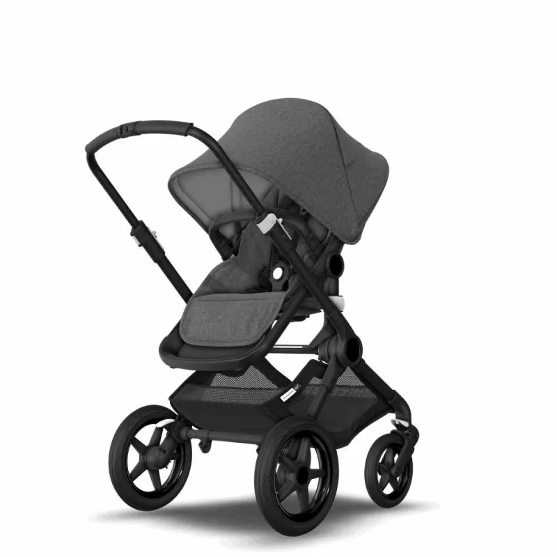 BUGABOO KOLICA DUO SISTEM FOX2 BLACK/GREY MELANGE