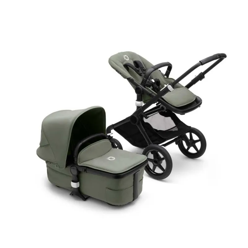 BUGABOO KOLICA FOX 3 COMPLETE BLACK/FOREST GREEN-FOREST GREEN