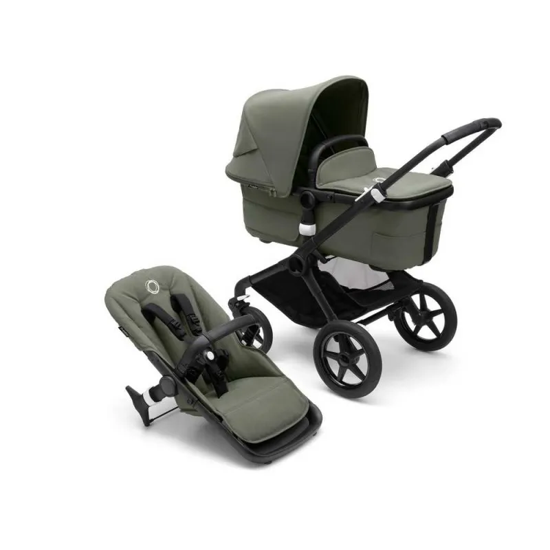 BUGABOO KOLICA FOX 3 COMPLETE BLACK/FOREST GREEN-FOREST GREEN