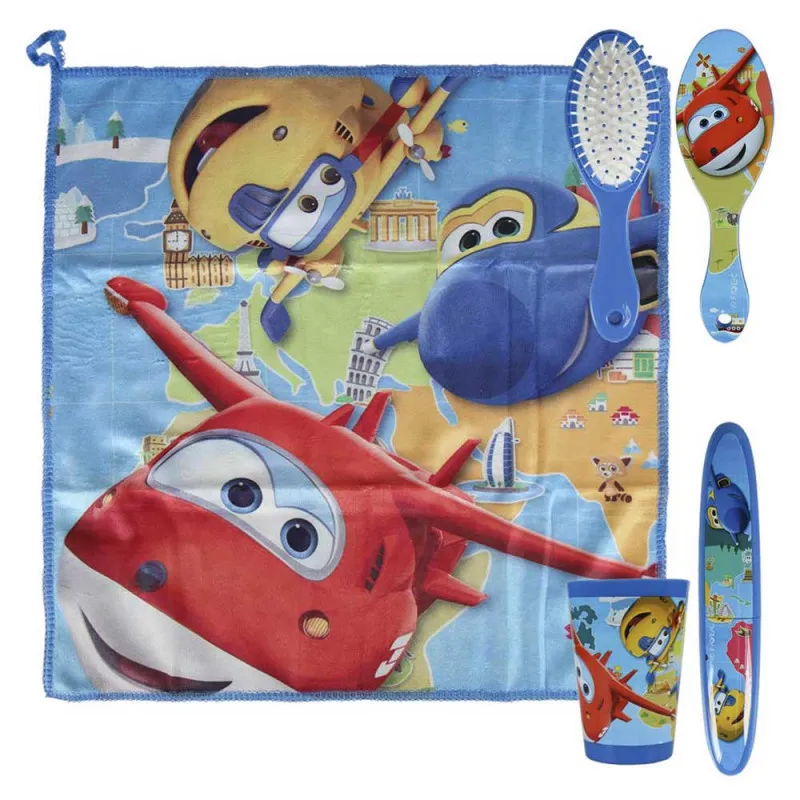 CERDA SUPER WINGS NESESER SET cetka, casa, peskiric,ulozak za cetkicu decaci