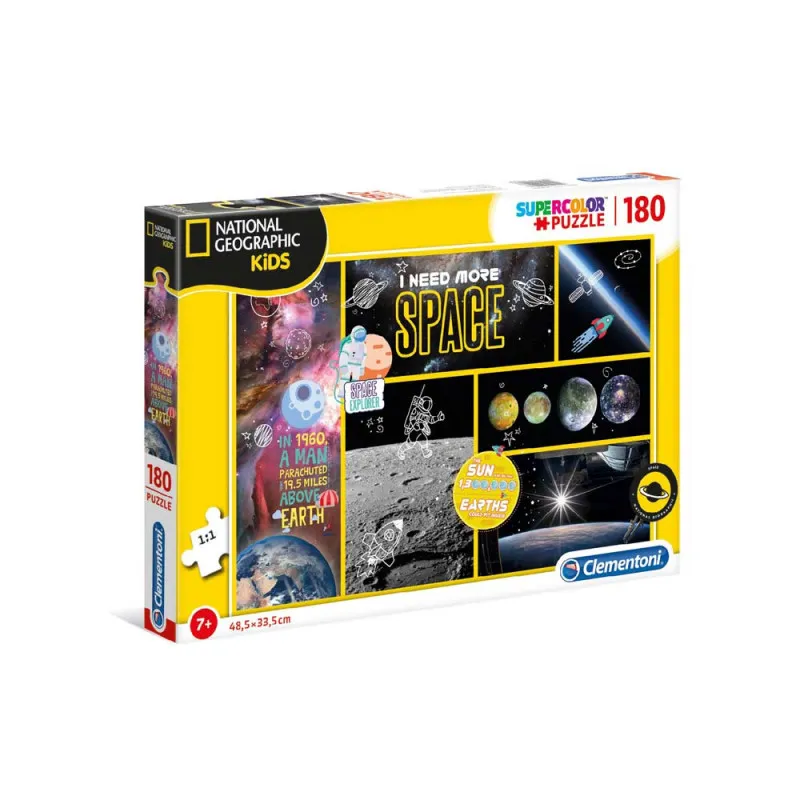 CLEMENTONI PUZZLE 180 NAT GEO KIDS - SPACE