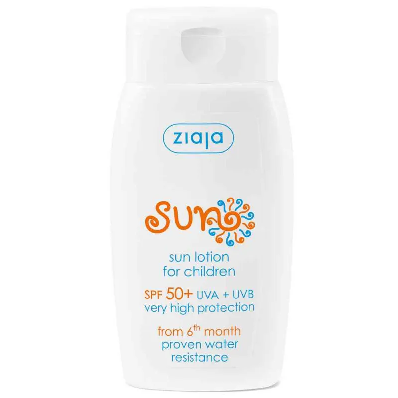 ZIAJA SUN LOSION ZA SUNČANJE ZA DECU I BEBE SPF50+ 125ML