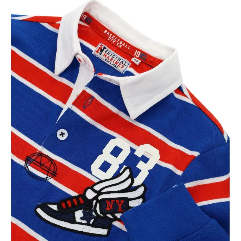 ORIGINAL MARINES MAJICA POLO DUG RUKAV BACK TO VARSITY