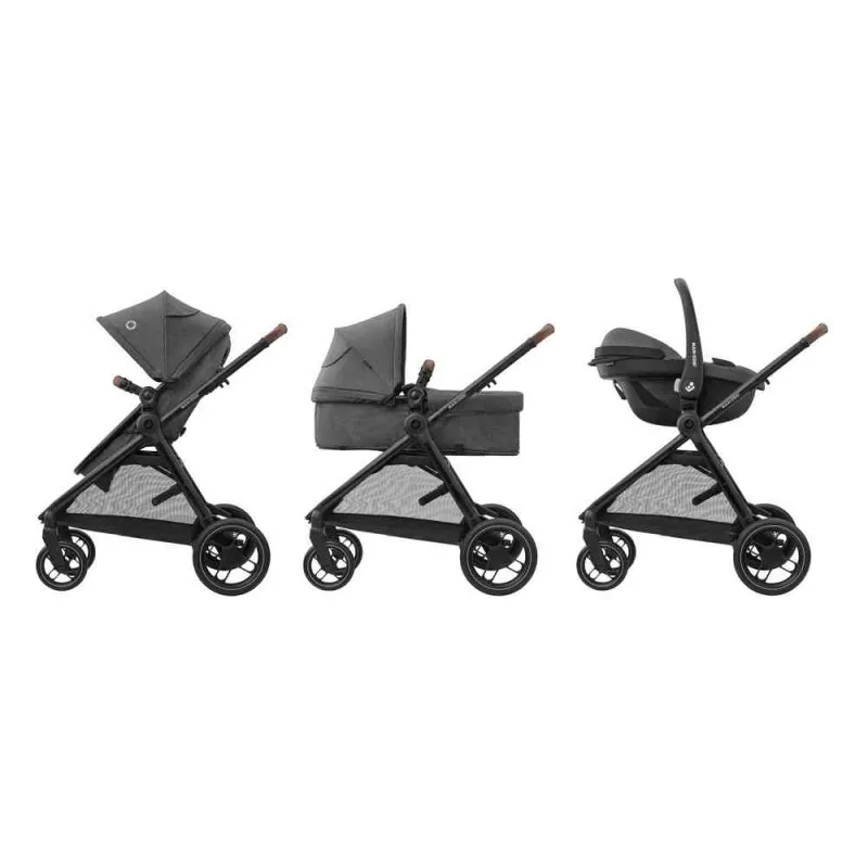 MAXI COSI KOLICA TRIO SISTEM ZELIA S DARK GREY