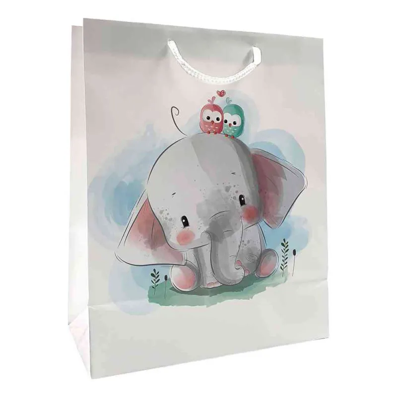UKRASNA KESA LARGE BABY ELEPHANT 26X32X12 CM DEXY