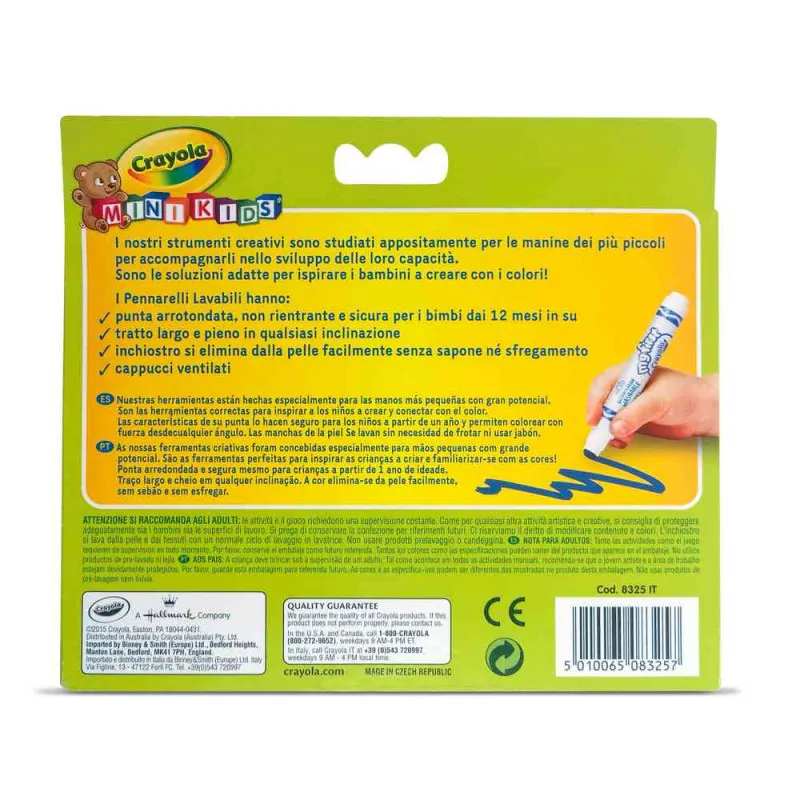 CRAYOLA MARKERI MINI 12 KOM