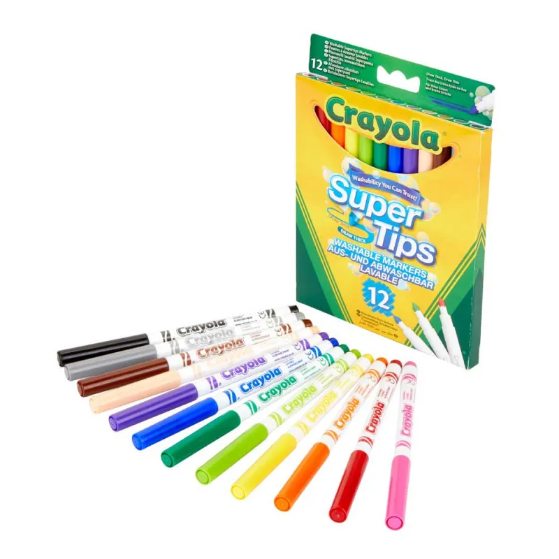 CRAYOLA MARKERI SUPERTIPS 12 KOM