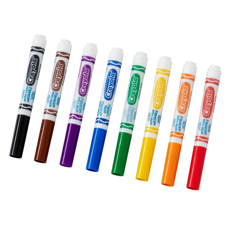 CRAYOLA SIROKI PERIVI MARKERI 8 KOM