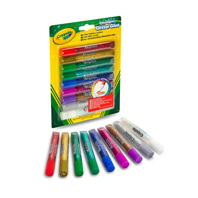CRAYOLA SLJKOCASTI LEPAK 9 KOM