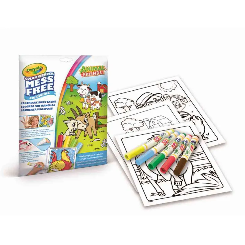 CRAYOLA BOJANKA SA FLOMASTERIMA ANIMAL FRIENDS
